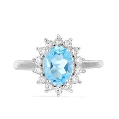 BUY GENUINE STERLING SILVER NATURAL GARNET GEMSTONE HALO RING